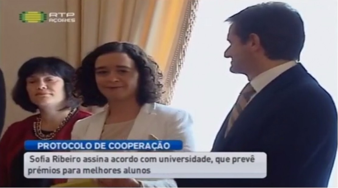 Sofia Ribeiro celebra protocolo com a Universidade dos Açores