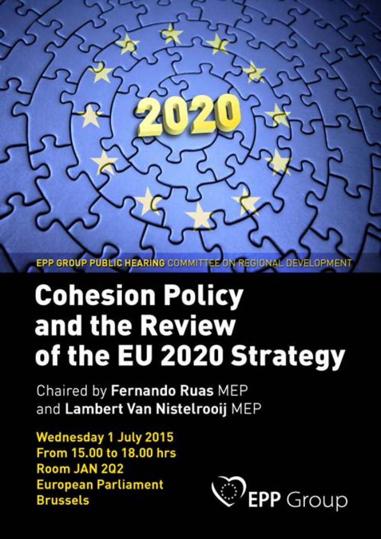 Miguel Poiares Maduro e Fernando Ruas discutem a Politica de Coesão e a Revisão da Estratégia Europa 2020 no Parlamento Europeu